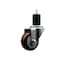 Service Caster 3'' Maroon Poly Wheel Swivel 1-3/4'' Expanding Stem Caster SCC-EX20S314-PPUB-MRN-134 - alternate 1